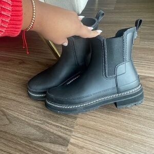 Hunter - chelsea boots - black
